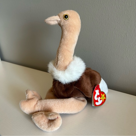 Ty Beanie Baby “Stretch” the Ostrich - Picture 1 of 8